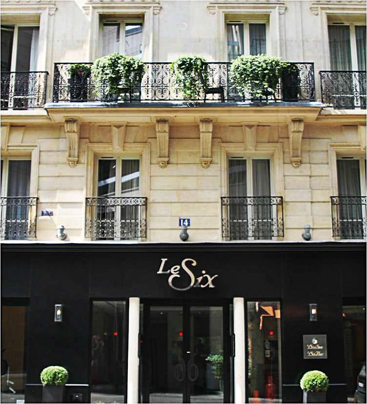 Hotel Le Six Париж Екстер'єр фото